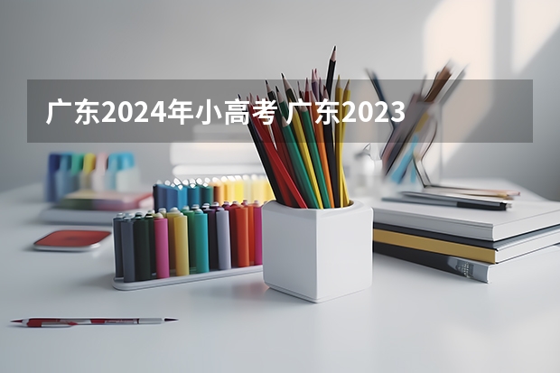 广东2024年小高考 广东2023年小高考报名时间