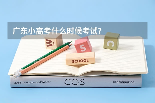 广东小高考什么时候考试？