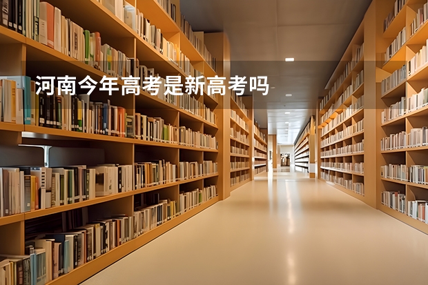 河南今年高考是新高考吗