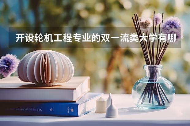 开设轮机工程专业的双一流类大学有哪些