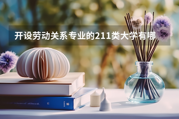 开设劳动关系专业的211类大学有哪些