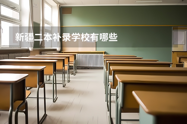 新疆二本补录学校有哪些