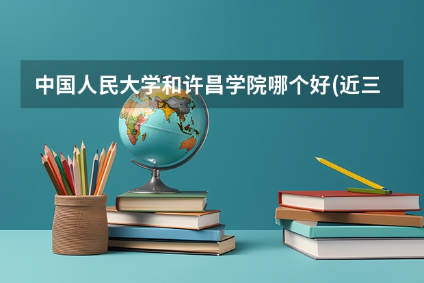 中国人民大学和许昌学院哪个好(近三年录取分数线汇总)