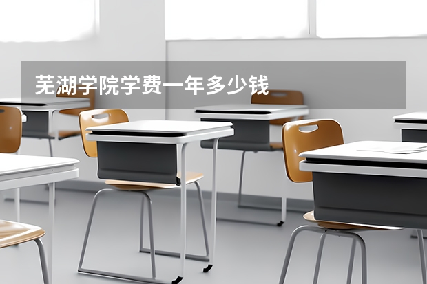 芜湖学院学费一年多少钱
