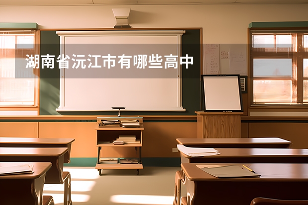 湖南省沅江市有哪些高中