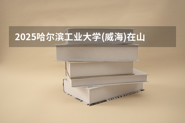 2025哈尔滨工业大学(威海)在山东招生计划预测
