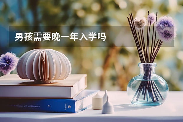 男孩需要晚一年入学吗