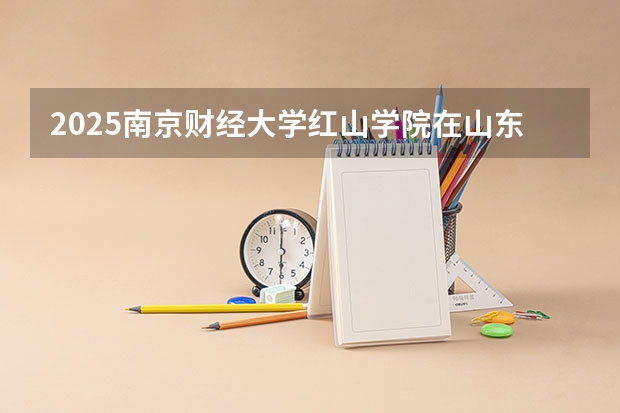 2025南京财经大学红山学院在山东招生计划预测
