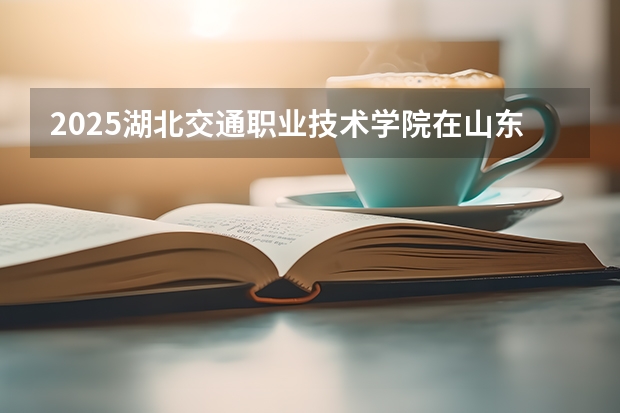 2025湖北交通职业技术学院在山东招生计划预测