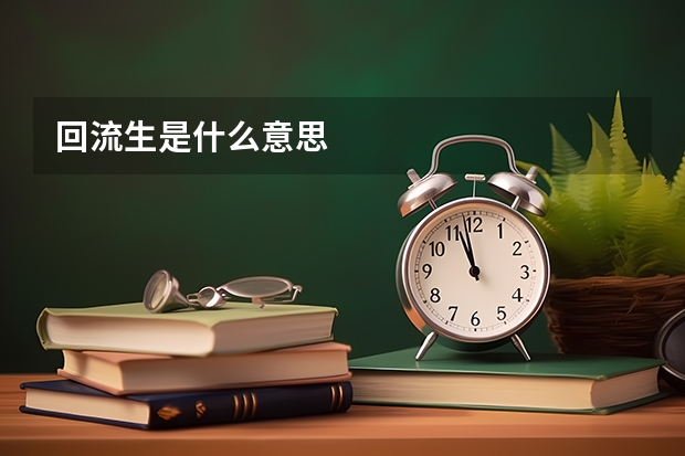 回流生是什么意思
