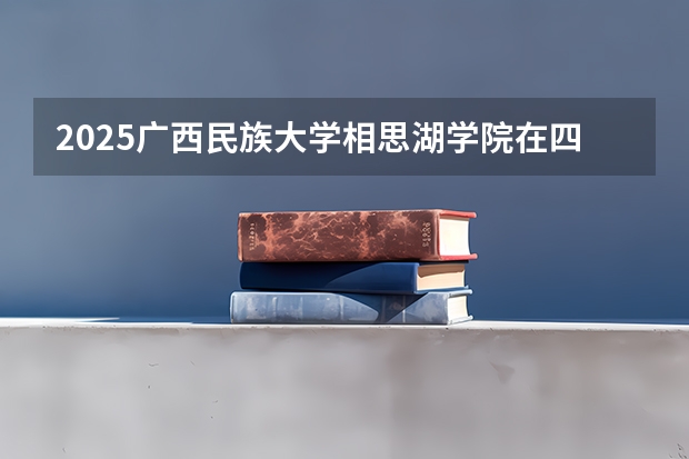 2025广西民族大学相思湖学院在四川招生计划预测