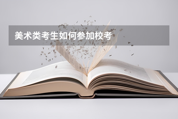 美术类考生如何参加校考