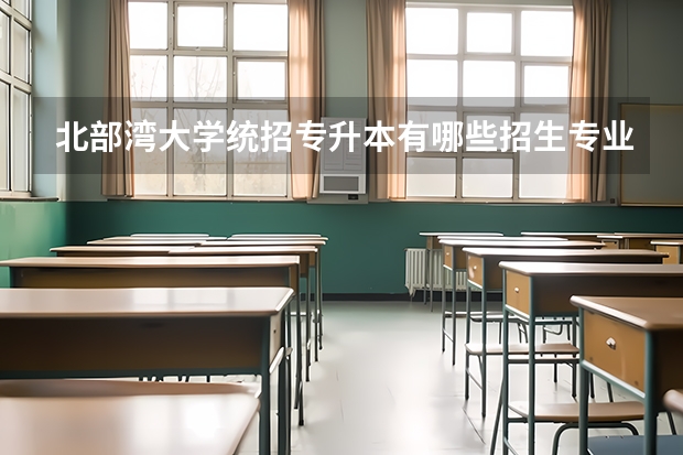 北部湾大学统招专升本有哪些招生专业可以报考？