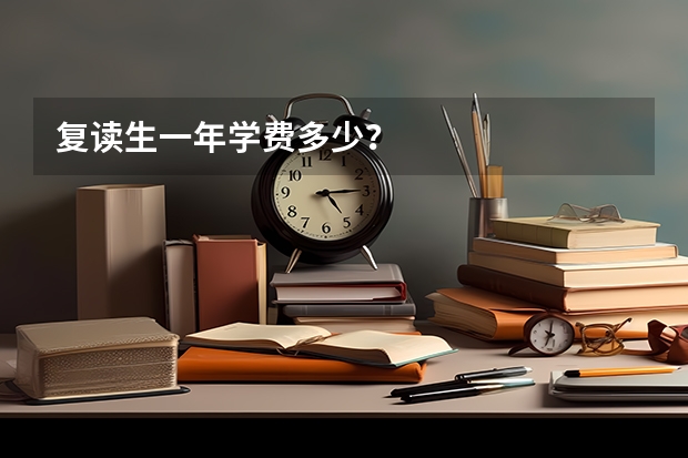 复读生一年学费多少？