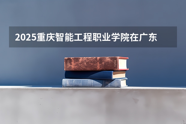 2025重庆智能工程职业学院在广东招生计划人数