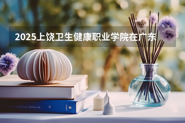 2025上饶卫生健康职业学院在广东招生计划人数