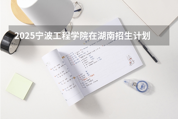 2025宁波工程学院在湖南招生计划人数