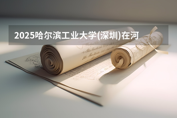 2025哈尔滨工业大学(深圳)在河南招生计划人数
